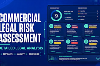 perform a detailed commercial legal risk assessment and analysis