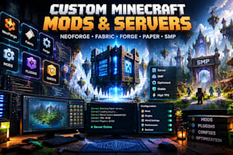 create minecraft neoforge fabric mods mod plugin smp server forge spawn paper