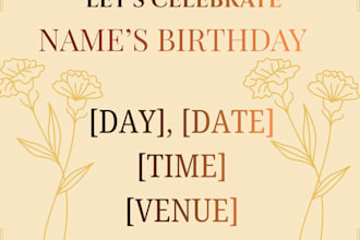 create a unique invitation cards