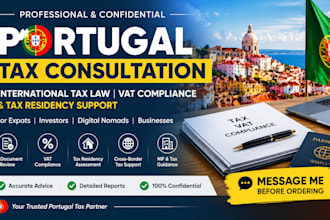 provide portugal international tax law, vat compliance and tax residency