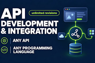 integrate or develop any API