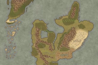 create a world map for your ttrpg or novel