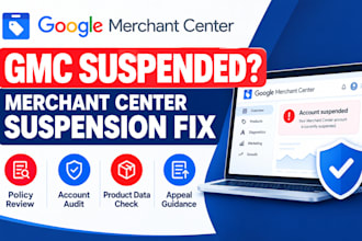 fix gmc misrepresentation appeal suspend google merchant center shopping ads