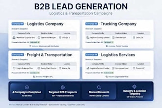 build targeted b2b lead generation prospect