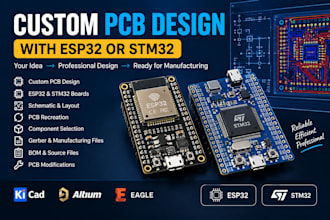 redesign discontinued electronics and create custom microcontroller pcb boards