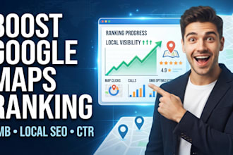 boost google maps CTR, gmb ranking and local search visibility