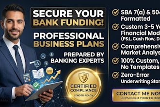 sba loan business plan sba 7a financial plan investor ready business plan writer