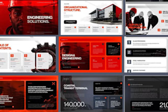 design a pitch deck, investor presentation, and startup deck