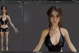 3d model rigging 3d character rig facial rig weight paint blendshape blender rig