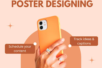 design professional social media posts, and graphics works