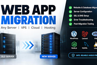 migrate your website or web app to any server or hosting