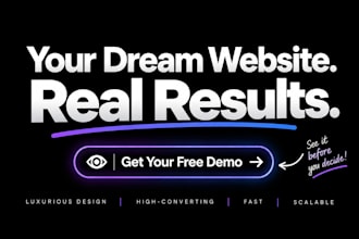 build a high converting website after you love the free demo