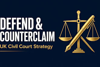 prepare an expert UK small claims defence and counterclaim