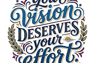 design custom typography and quote designs