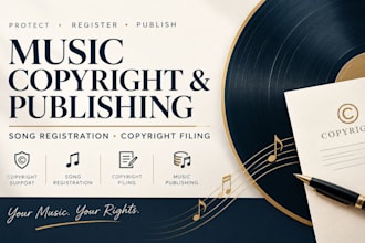 do music copyright, song registration, copyright filing and music publishing