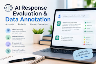 evaluate ai responses and annotate data