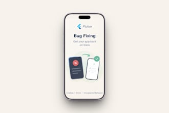 fix bugs and errors in your flutter app