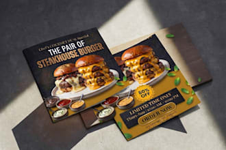 design a professional business flyer for your brand