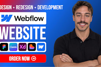 design your webflow website with automations, figma to webflow expert