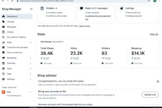 manage your etsy store, listings and orders