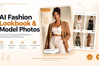 design ai fashion lookbook and ai clothing model photos for your brand