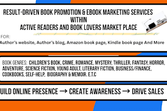 do amazon kindle book promotion, ebook marketing and kdp ads to increase sales
