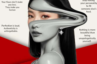 design creative promotional posters and product posters