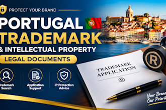 draft portugal trademark application, intellectual property legal documents