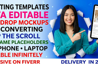 design etsy listing photo templates for digital products
