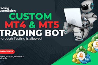 provide forex trading bot, mt4, mt5 forex bot, trading robot,