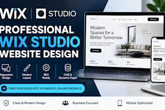 design a responsive wix studio site as a wix studio expert