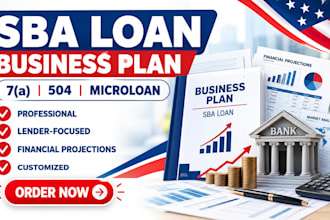 prepare sba loan business plan for loan approval 7a 504 microloans