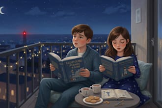 illustrate children story book illustration, children story, book cover