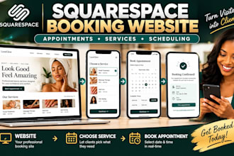 build a squarespace booking and appointment website