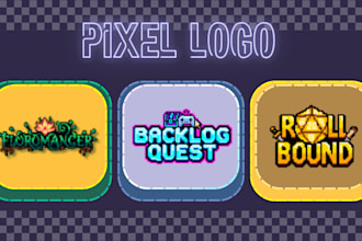 design a pixel art logo for you
