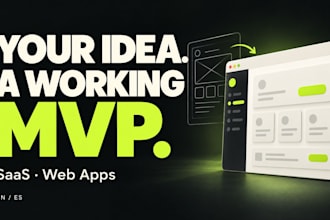 turn your startup idea into a functional mvp web app