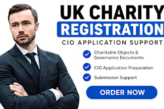 register your UK charity and prepare your charity commission cio application