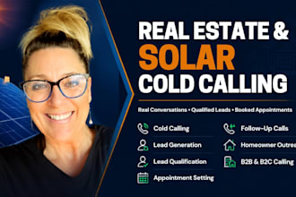 call homeowners and prospects for solar and real estate