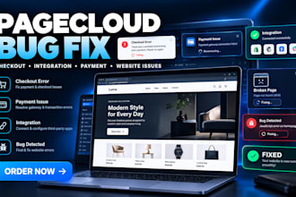 fix pagecloud website bugs page integration checkout issues payment errors issue