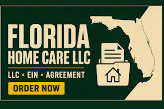 form your florida home care llc with ein and operating agreement