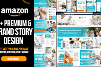 create amazon storefront or brand story images