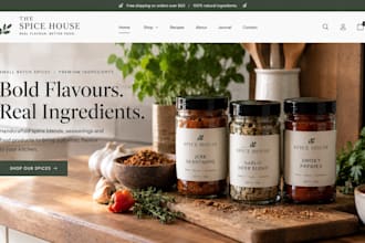 design squarespace spice brand website food product website receipe website