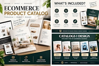 design a professional ecommerce product catalog