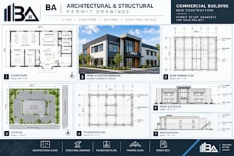 prepare structural permit drawing, foundation plan and framing plans