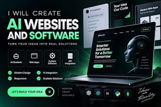 develop ai websites web apps and software