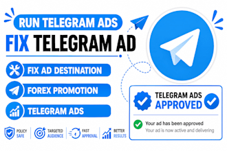fix telegram ads, do telegram promotion hit 1m users to increase engagement