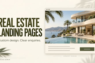 build a real estate landing page to showcase your property
