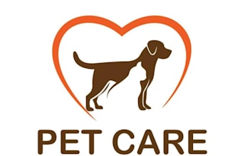 make a professional dog logo for pet and animal service