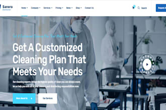 design wix home cleaning website maid service janitorial residential website