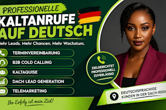 german cold calling b2b cold calling and set b2b appointments for dach market